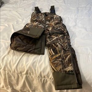 Game Winner RealTree Max-5 Camo Snake Gator Overall/Bibs XS 2
